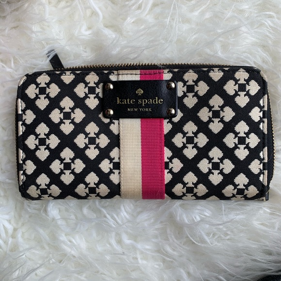 Kate Spade pink and black wallet - Picture 2 of 4